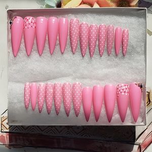 Barbies Dream House reusable gel press on nails